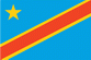 Drapeau Rpublique Dmocratique du Congo : cliquer pour agrandir