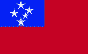 Drapeau Samoa Occidentales : cliquer pour agrandir