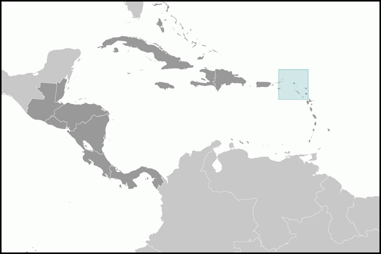 carte gographique Anguilla