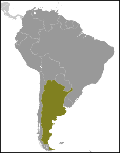 carte gographique Argentine