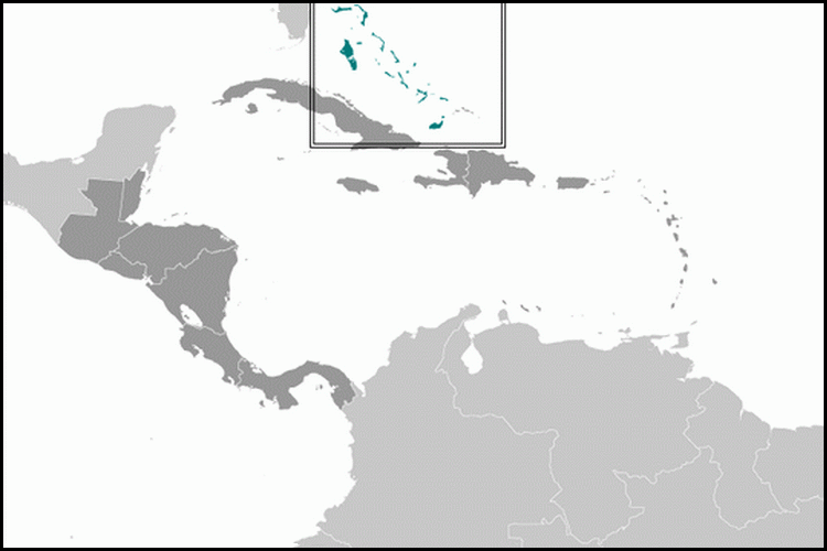 carte gographique Bahamas