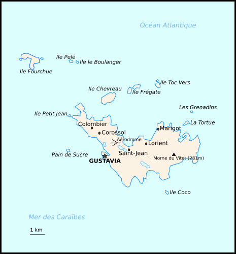 carte gographique Martinique