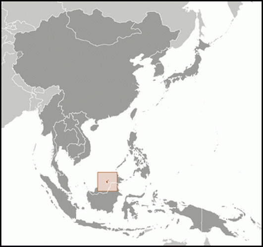 carte gographique Brunei