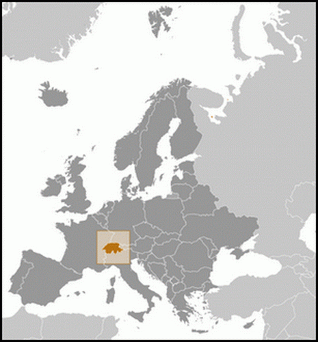 carte gographique Suisse
