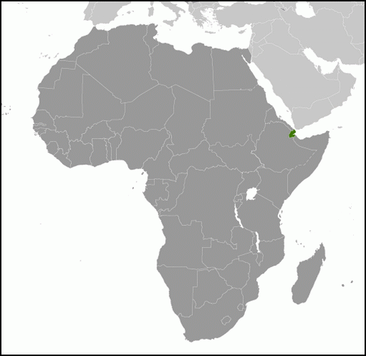carte gographique Djibouti
