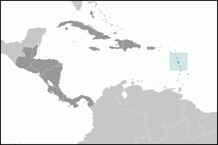 carte gographique Dominique