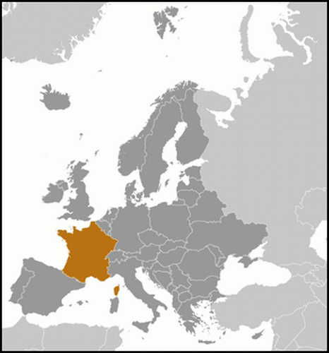 carte gographique France
