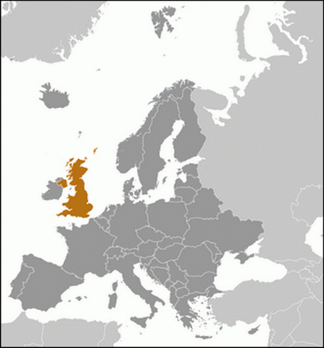 carte gographique Grande Bretagne