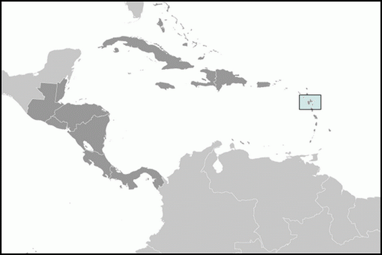 carte gographique Guadeloupe