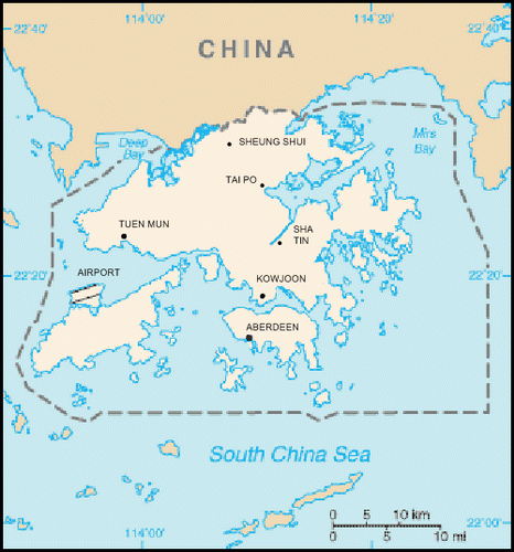 carte gographique Chine