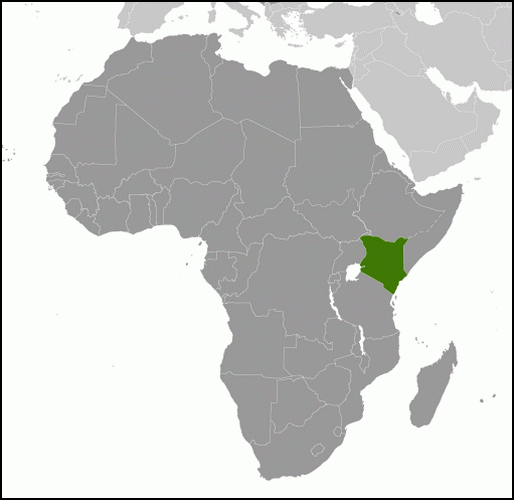 carte gographique Kenya