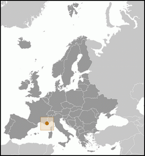 carte gographique Monaco