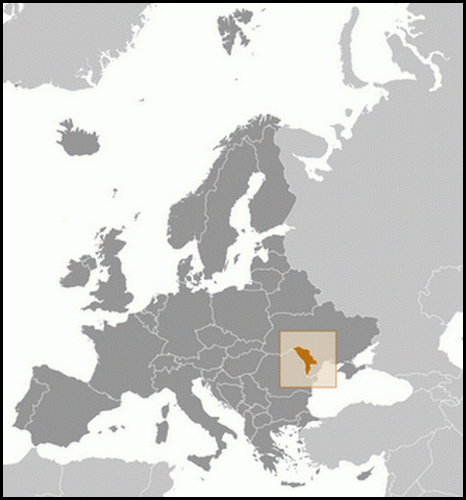 carte gographique Moldavie