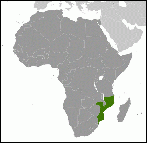 carte gographique Mozambique