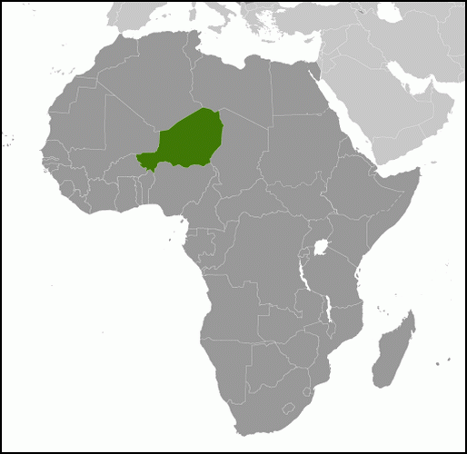 carte gographique Niger