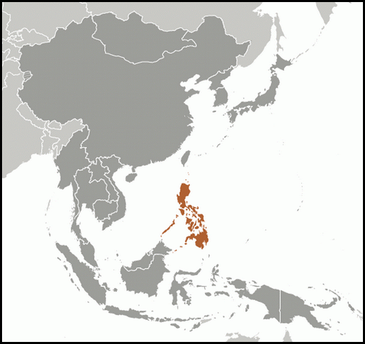carte géographique Philippines