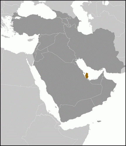 carte gographique Qatar