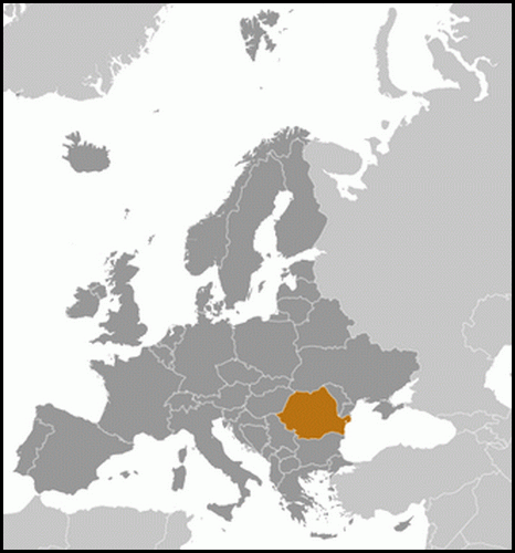 carte gographique Roumanie