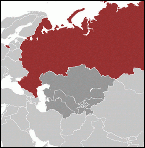 carte gographique Russie