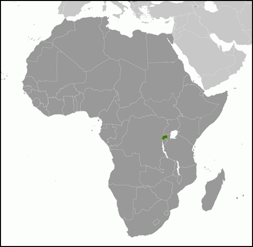 carte gographique Rwanda
