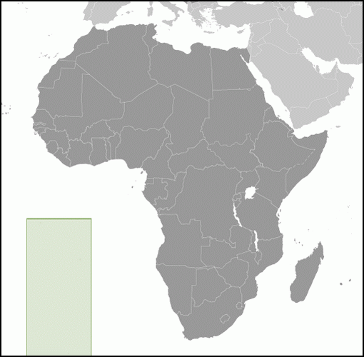carte gographique Sainte-Hlne