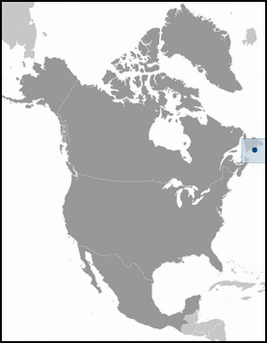 carte gographique Saint-Pierre-et-Miquelon
