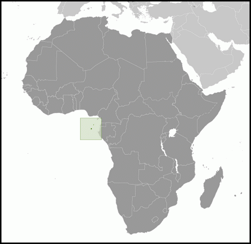 carte gographique Sao Tom et Principe
