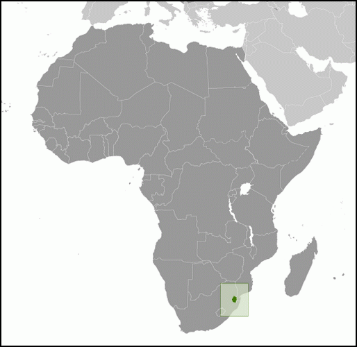 carte gographique Swaziland