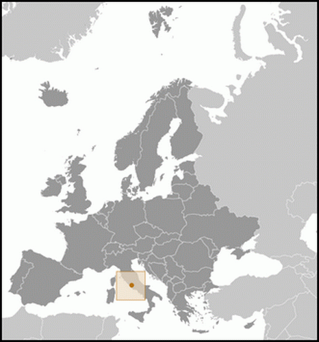 carte gographique Vatican