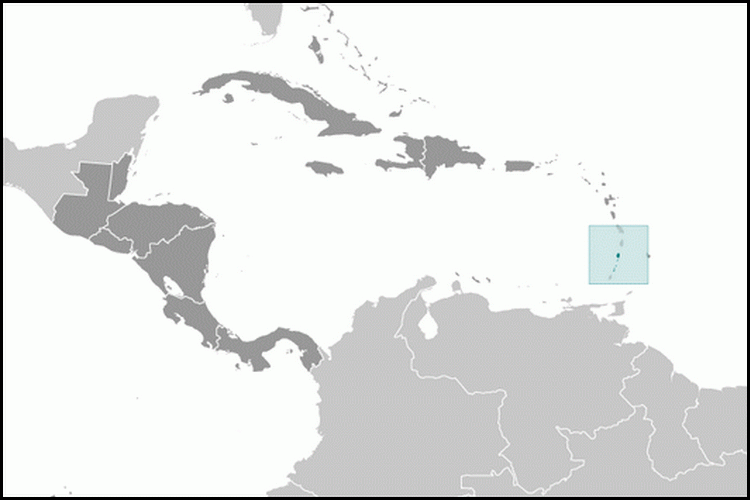 carte géographique Saint-Vincent et Grenadines