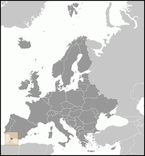 carte gographique Gibraltar